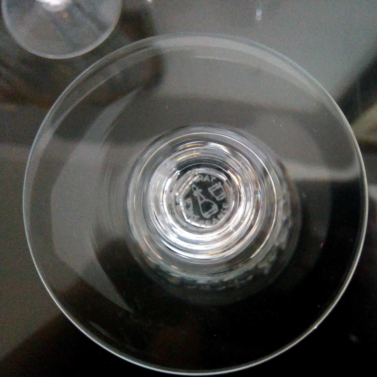 Baccarat Crystal Porto Wine Glasses Navarre, 1950s In Excellent Condition In Bochum, NRW