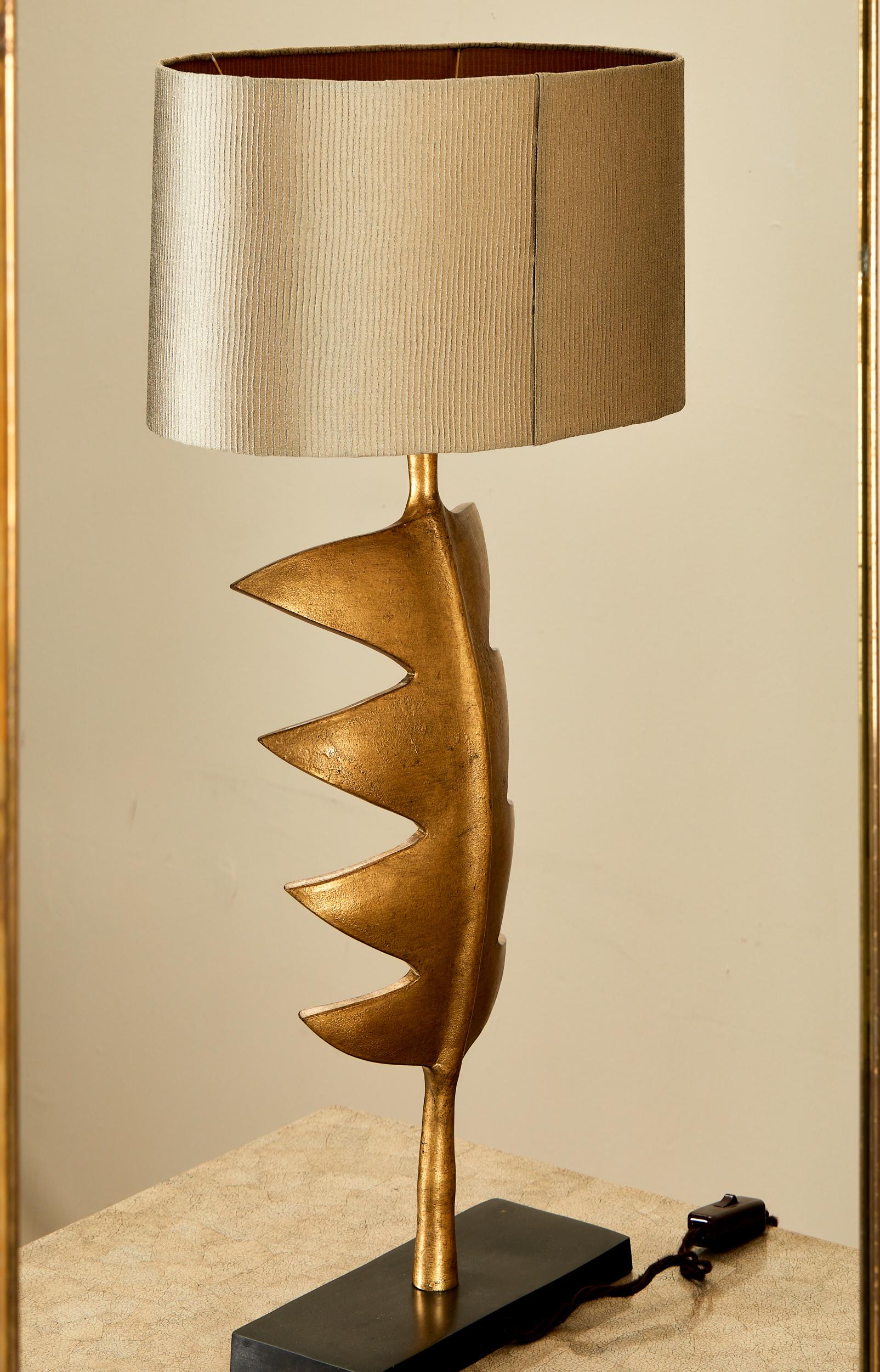 Italian Porto Romana, lampe de table en résine à l'imitation du bronze, circa 2000.