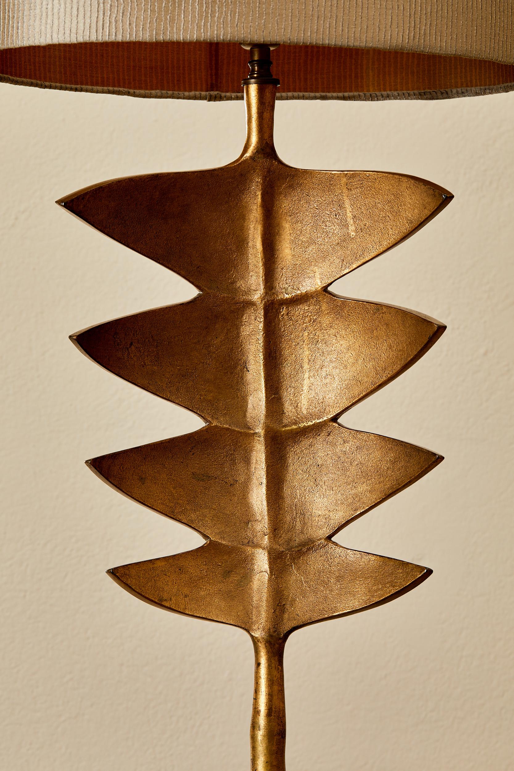 Resin Porto Romana, lampe de table en résine à l'imitation du bronze, circa 2000.