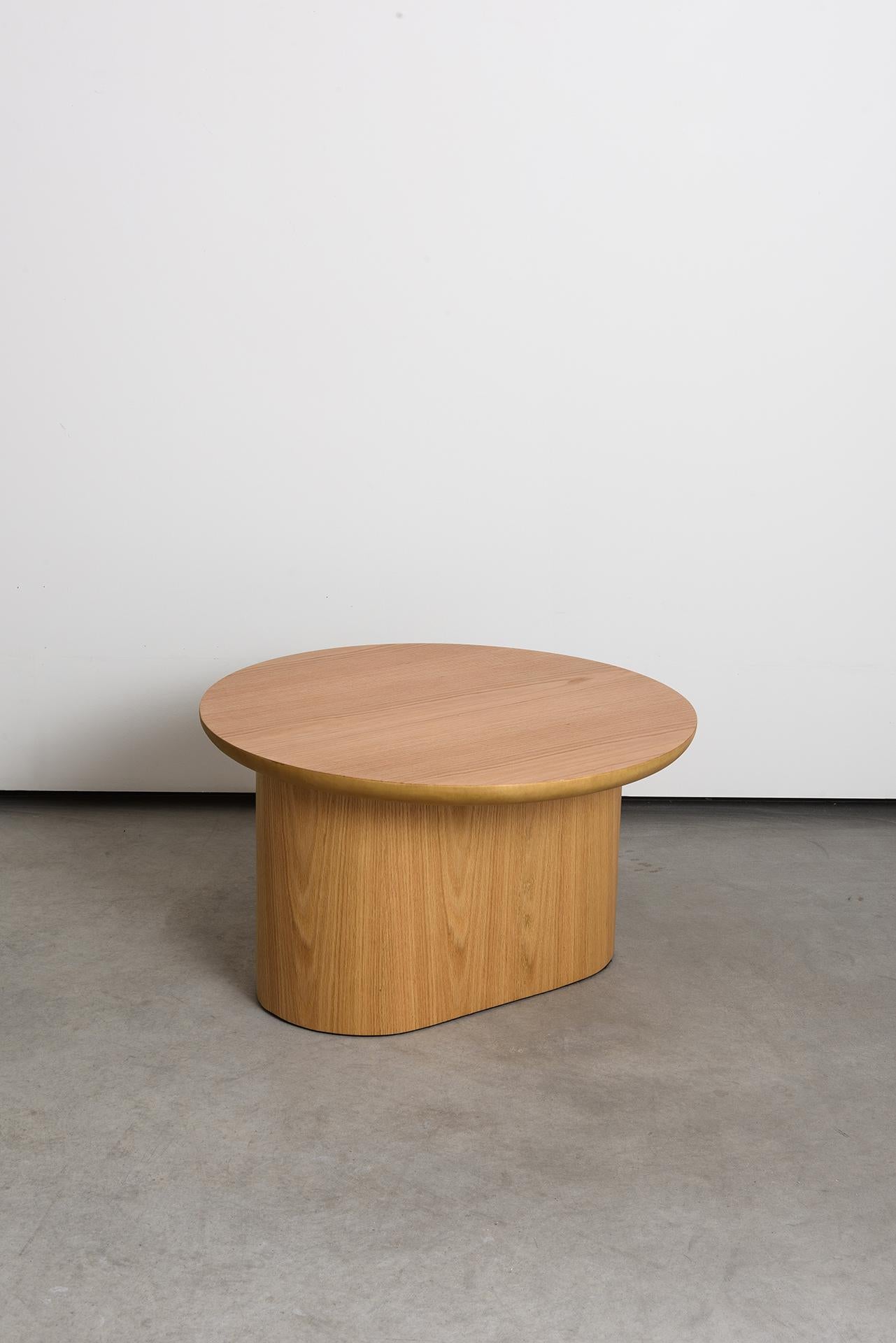 Tavolo da centro Porto Set, di Rain, Tavolo da centro contemporaneo, Legno di quercia laminato in vendita 6