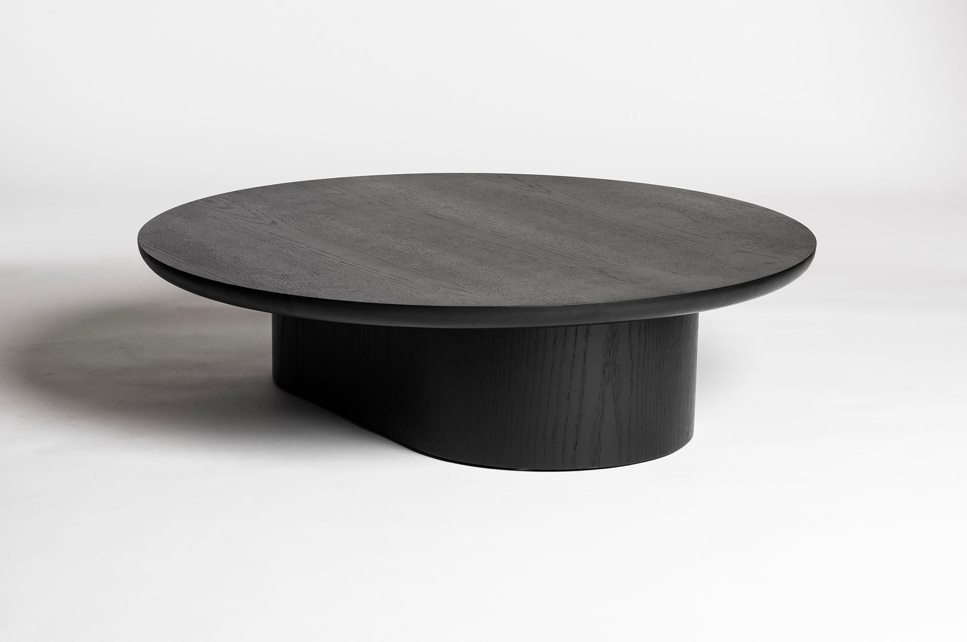 Porto Set Center Table, by Rain, Contemporary Center Table, Laminated Oakwood 1
