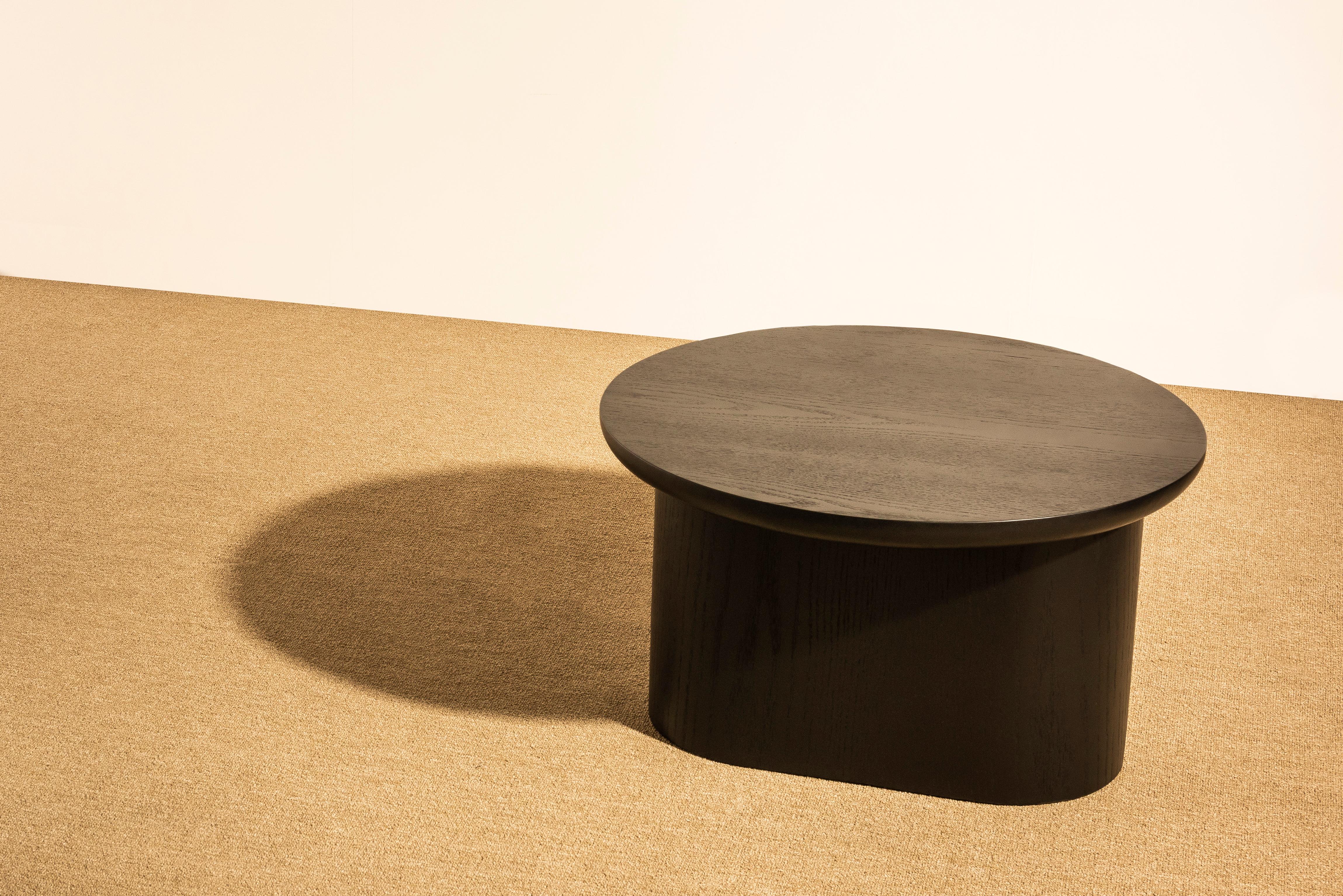 Bois Table d'appoint Porto Set, par Rain, table centrale contemporaine, bois de chêne stratifié en vente
