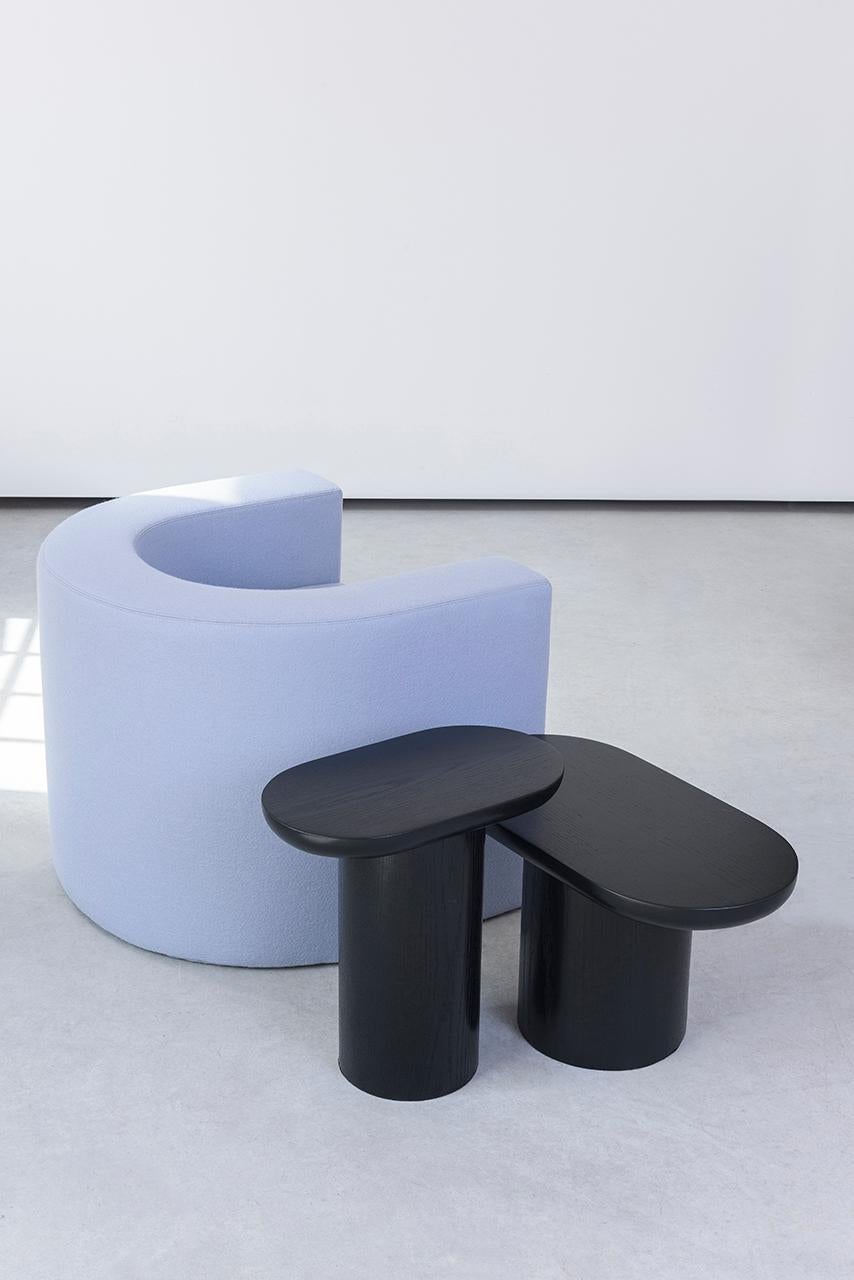 Table d'appoint Porto Set, par Rain, table centrale contemporaine, bois de chêne stratifié en vente 1