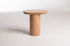 Porto Side Table, High, by Rain, Contemporary Side Table, Laminated Oak Wood