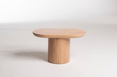 Porto Side Table, Low, by Rain, Contemporary Side Table, Laminated Oak Wood