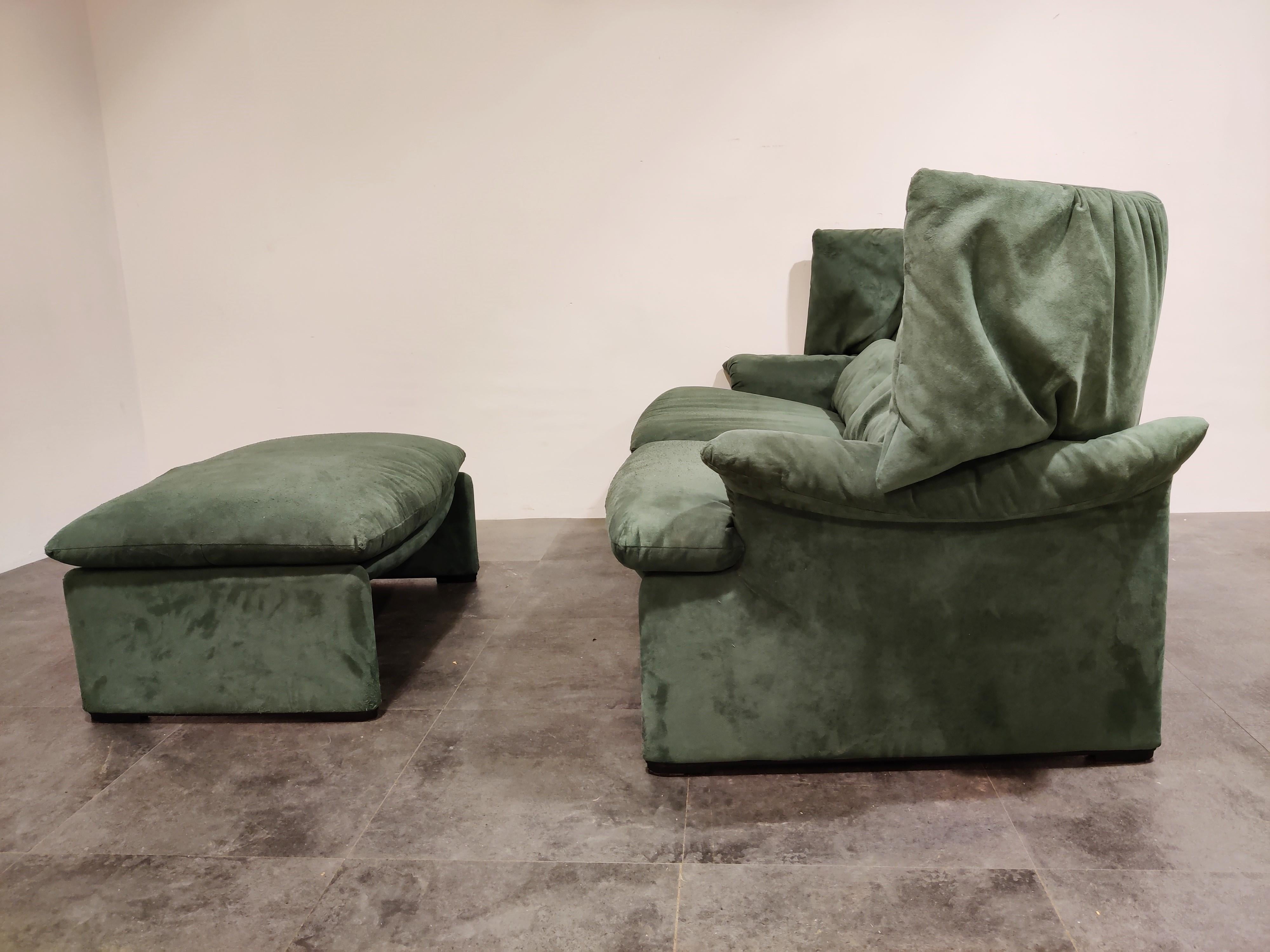 Porto Venere Sofa Set by Vico Magistretti for Cassina, 1980s 4