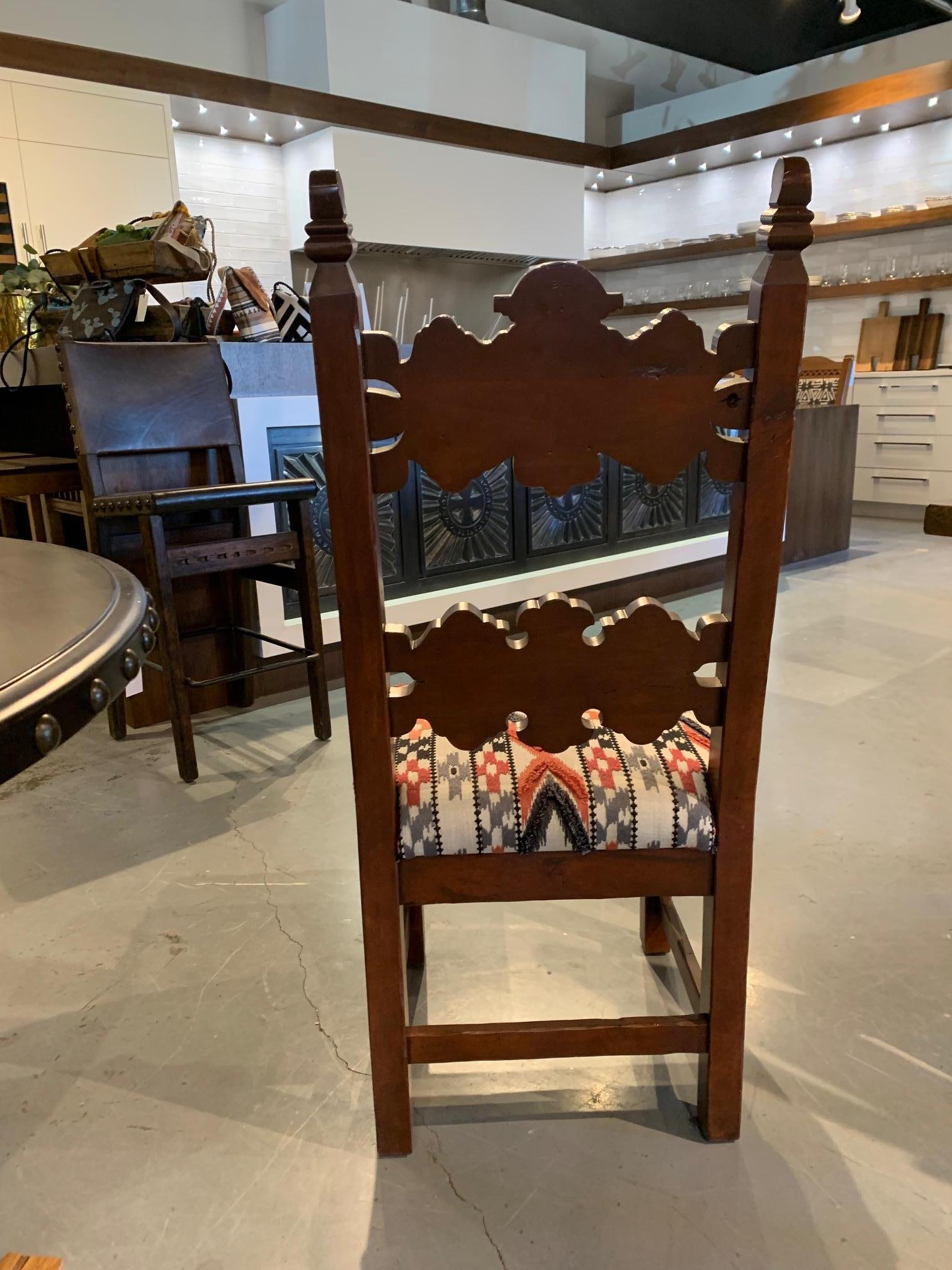 Carved Portofino Dining Chairs For Sale