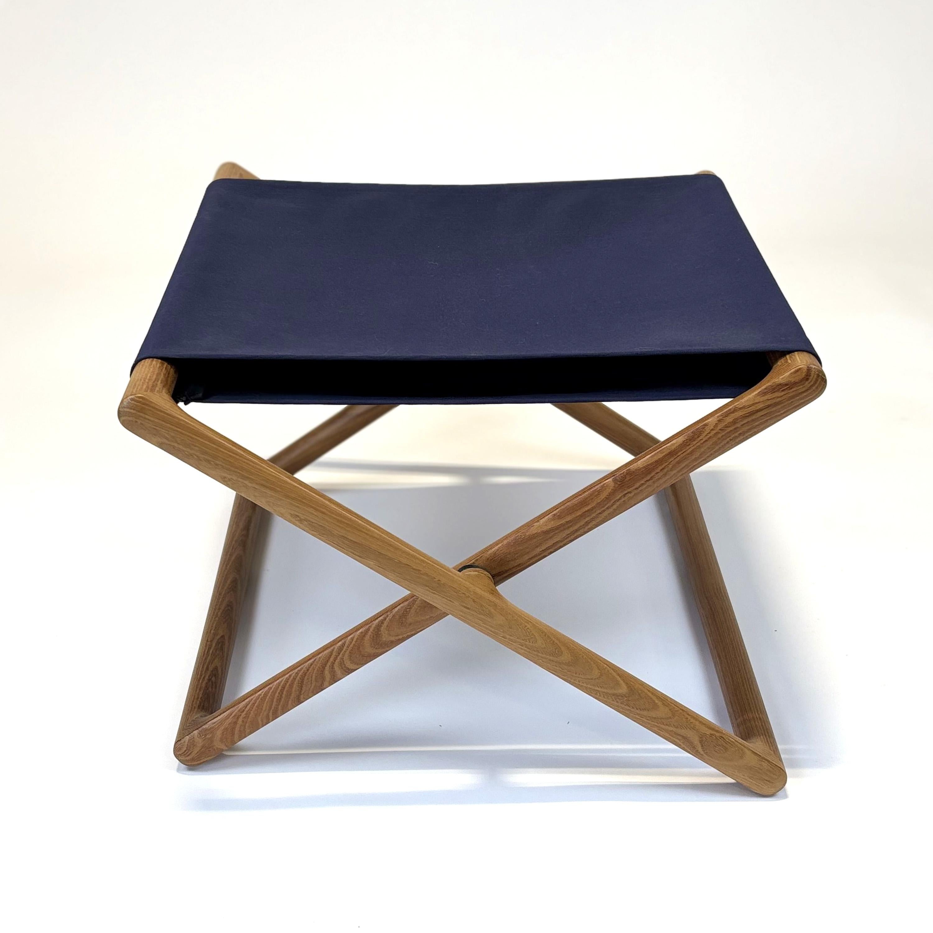 Contemporary Portofino Folding Stool by Vincent Van Duysen For Sale