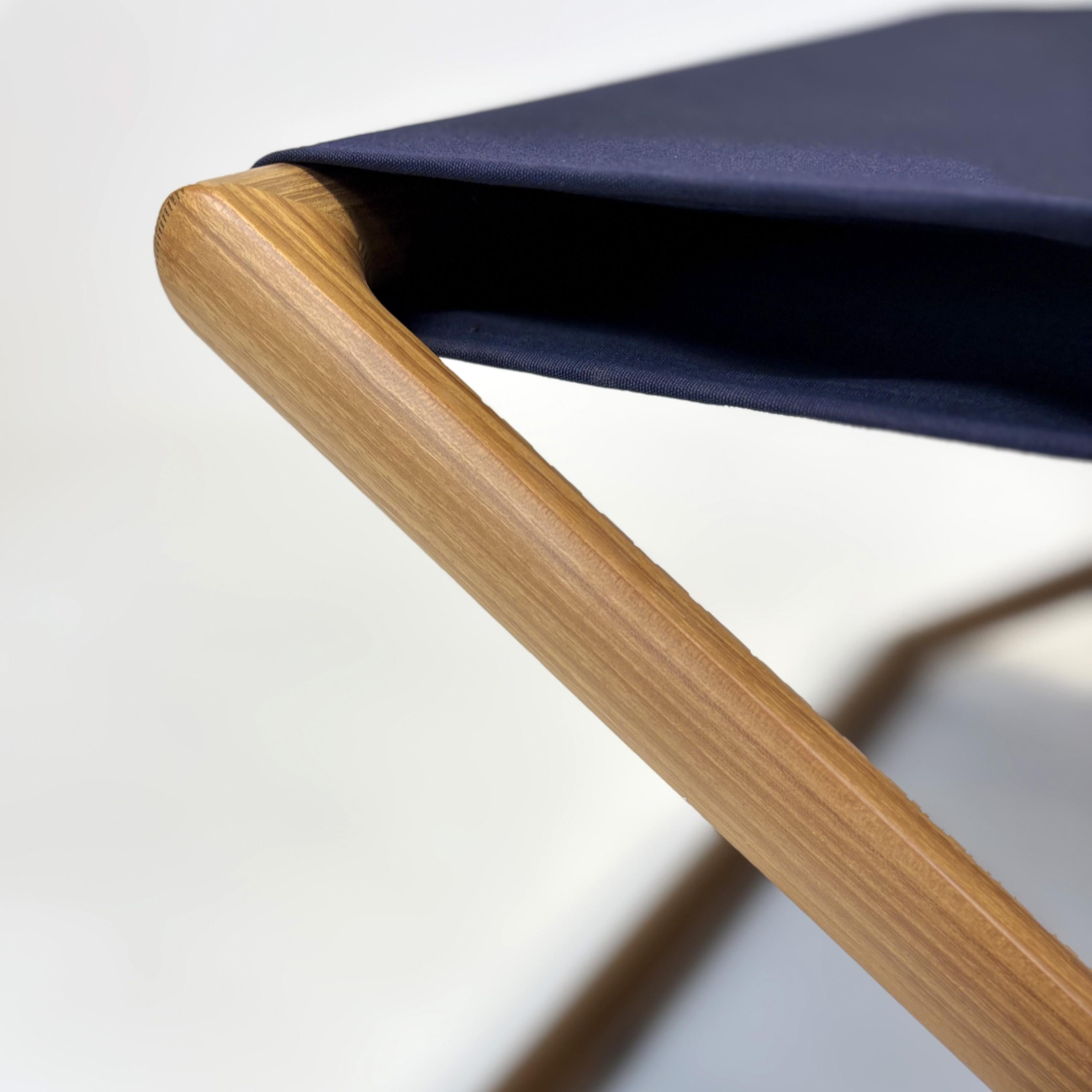 Portofino Folding Stool by Vincent Van Duysen For Sale 2