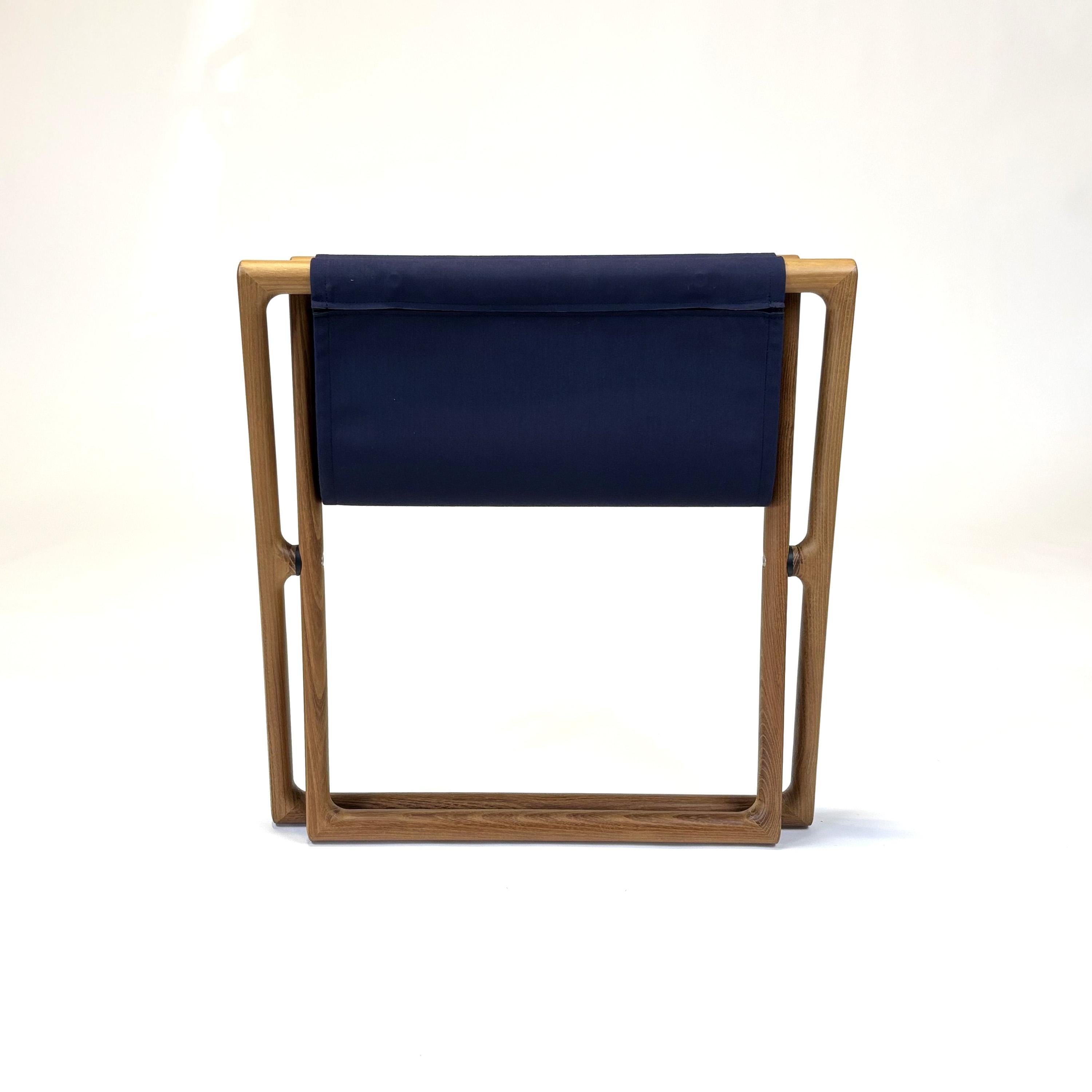 Portofino Folding Stool by Vincent Van Duysen For Sale 3
