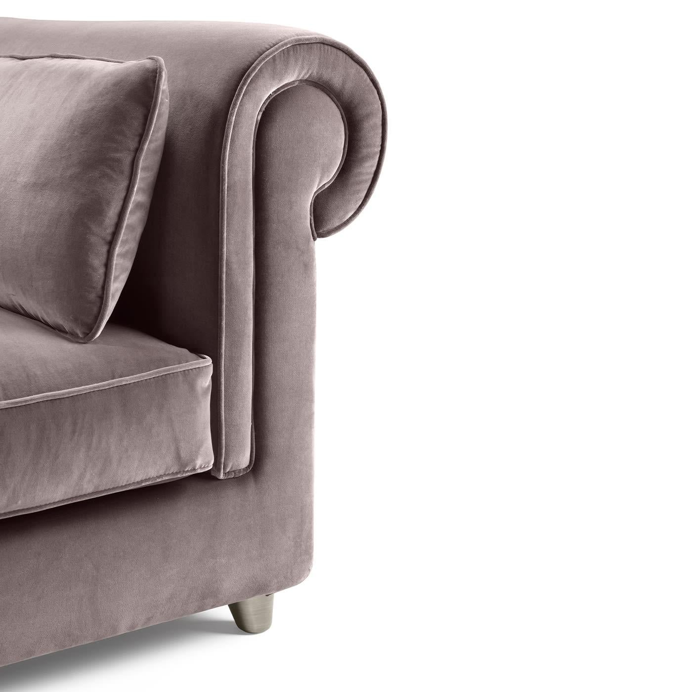 Portofino Graues Sofa von Stefano Giovannoni #1 (Handgefertigt) im Angebot