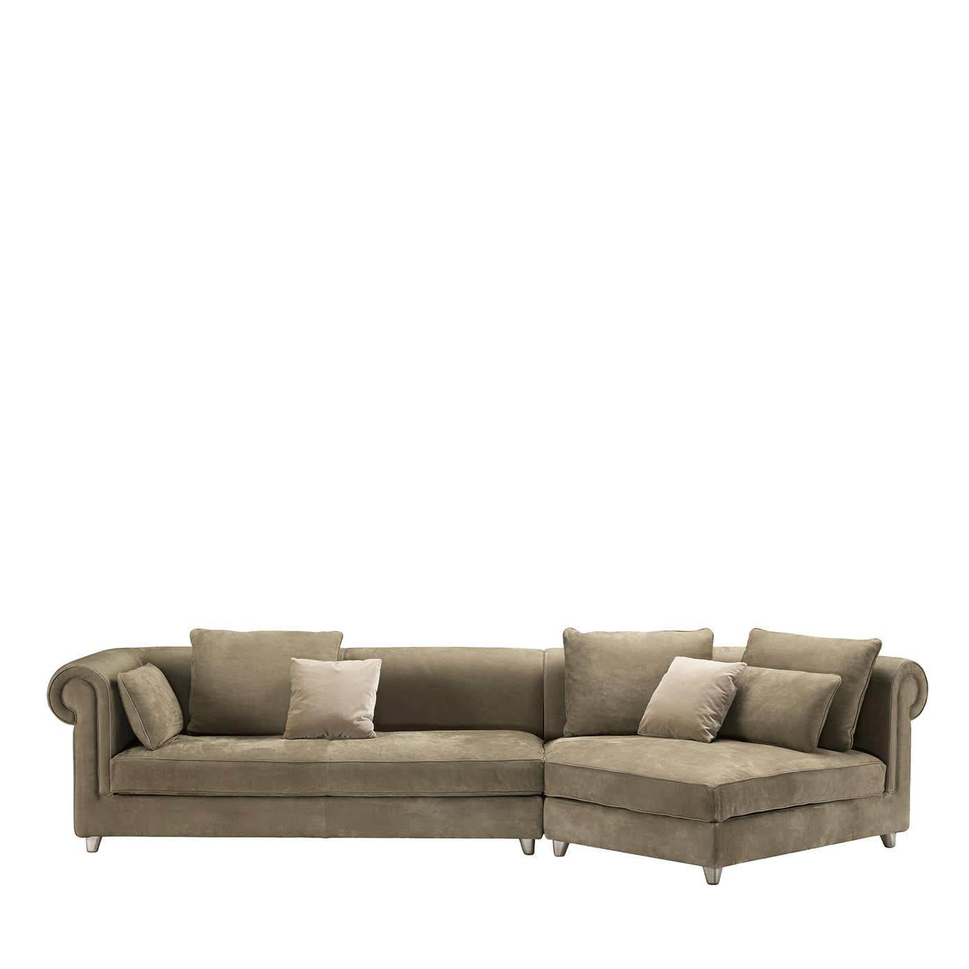 Portofino Gray Sofa by Stefano Giovannoni #2 For Sale