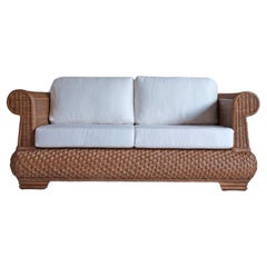 Portofino Rattan Two Seater Sofa