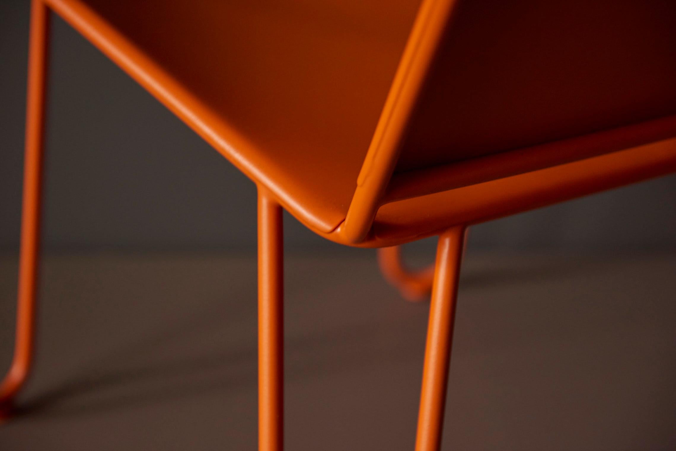 Portola-Stuhl von Gary Snyder, USA (Edelstahl) im Angebot