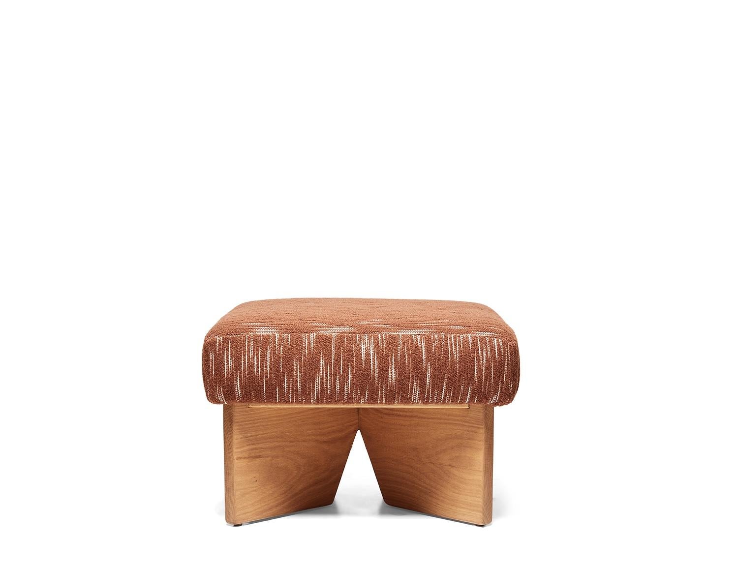 The Portola ottoman has a handcrafted solid wood frame with an attached cushion.

The Lawson-Fenning Collection is designed and handmade in Los Angeles, California. Reach out to discover what options are currently in stock.