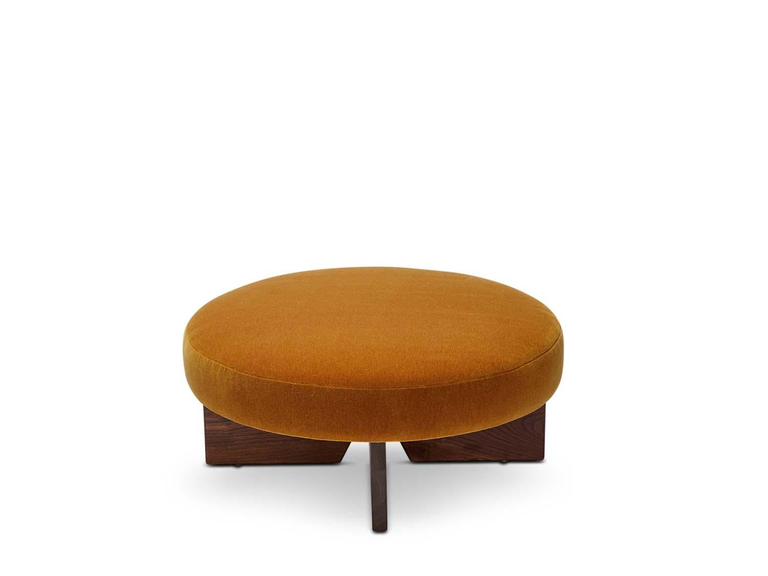 Pouf rond Portola par Lawson-Fenning Neuf - En vente à Los Angeles, CA