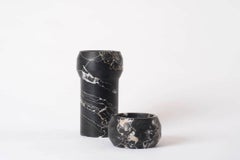 Portoro Octans Candleholder Duo by Dan Yeffet