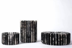 Portoro Orion Candleholder Set by Dan Yeffet