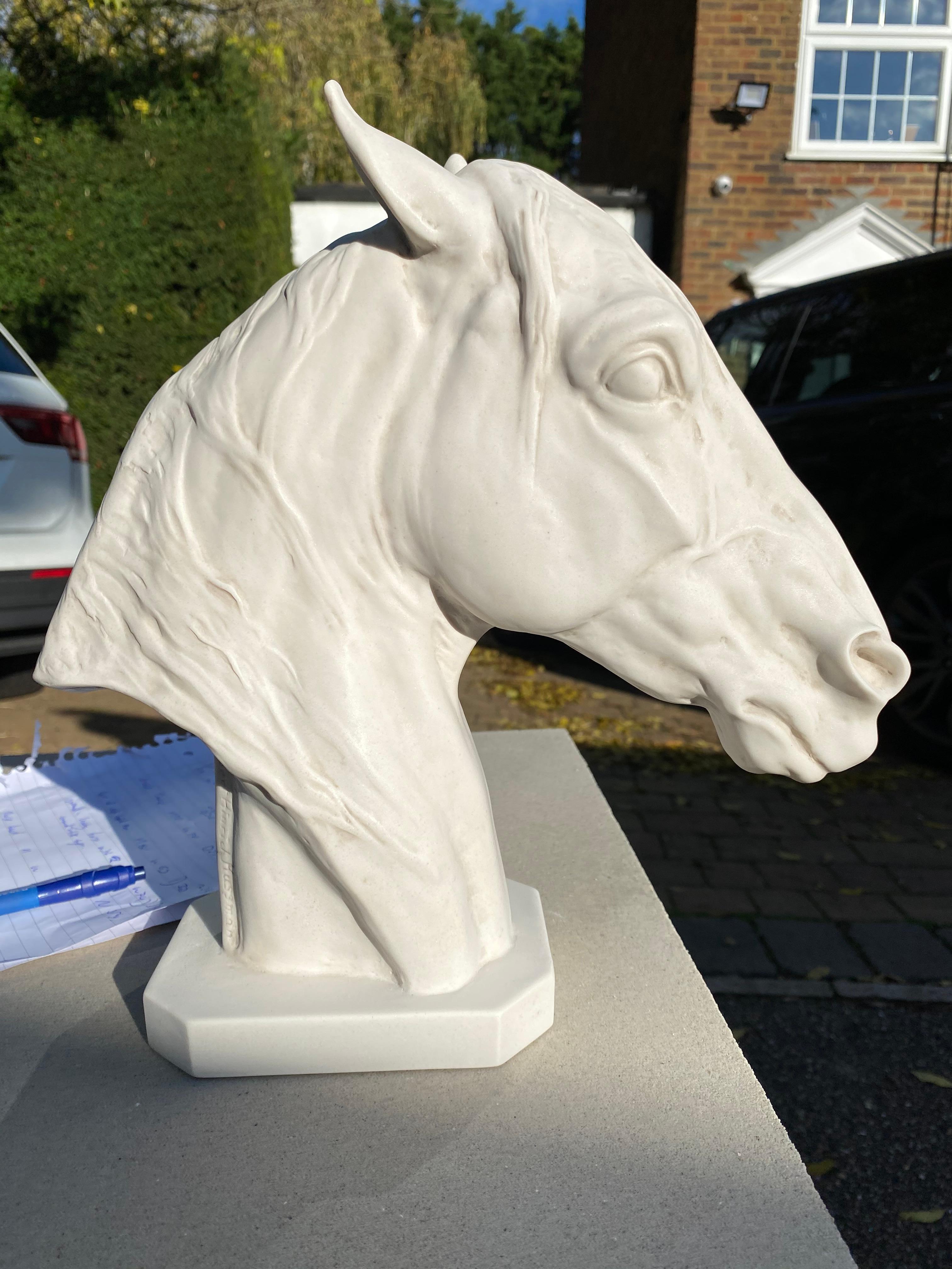 Européen Portrait - Sculpture équestre du 20e siècle en vente
