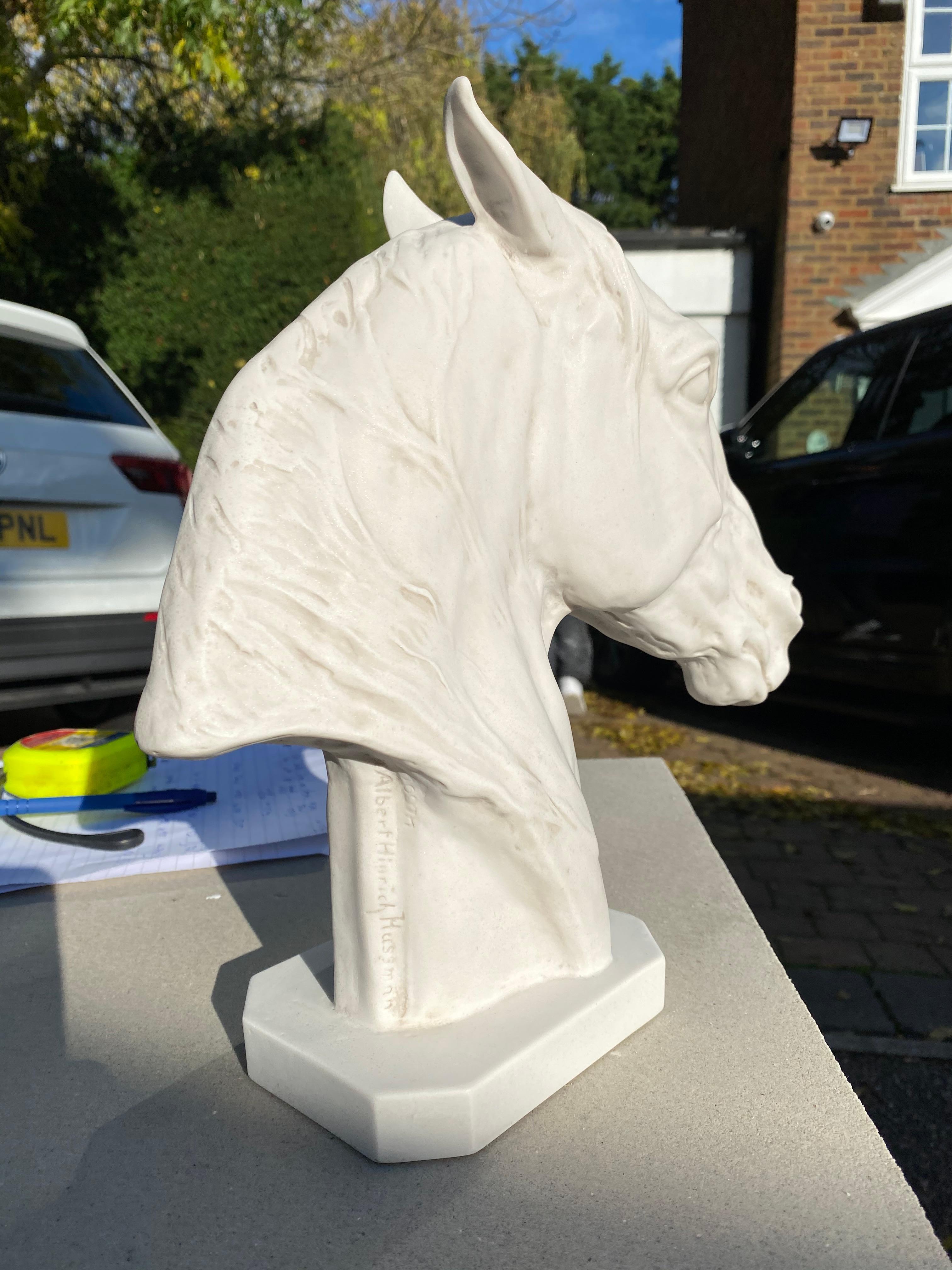20ième siècle Portrait - Sculpture équestre du 20e siècle en vente