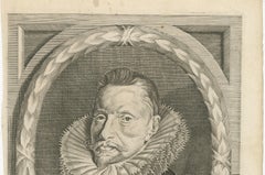 Portrait Archduke Albert of Austria – Etching of Habsburg Governor, ca.1750