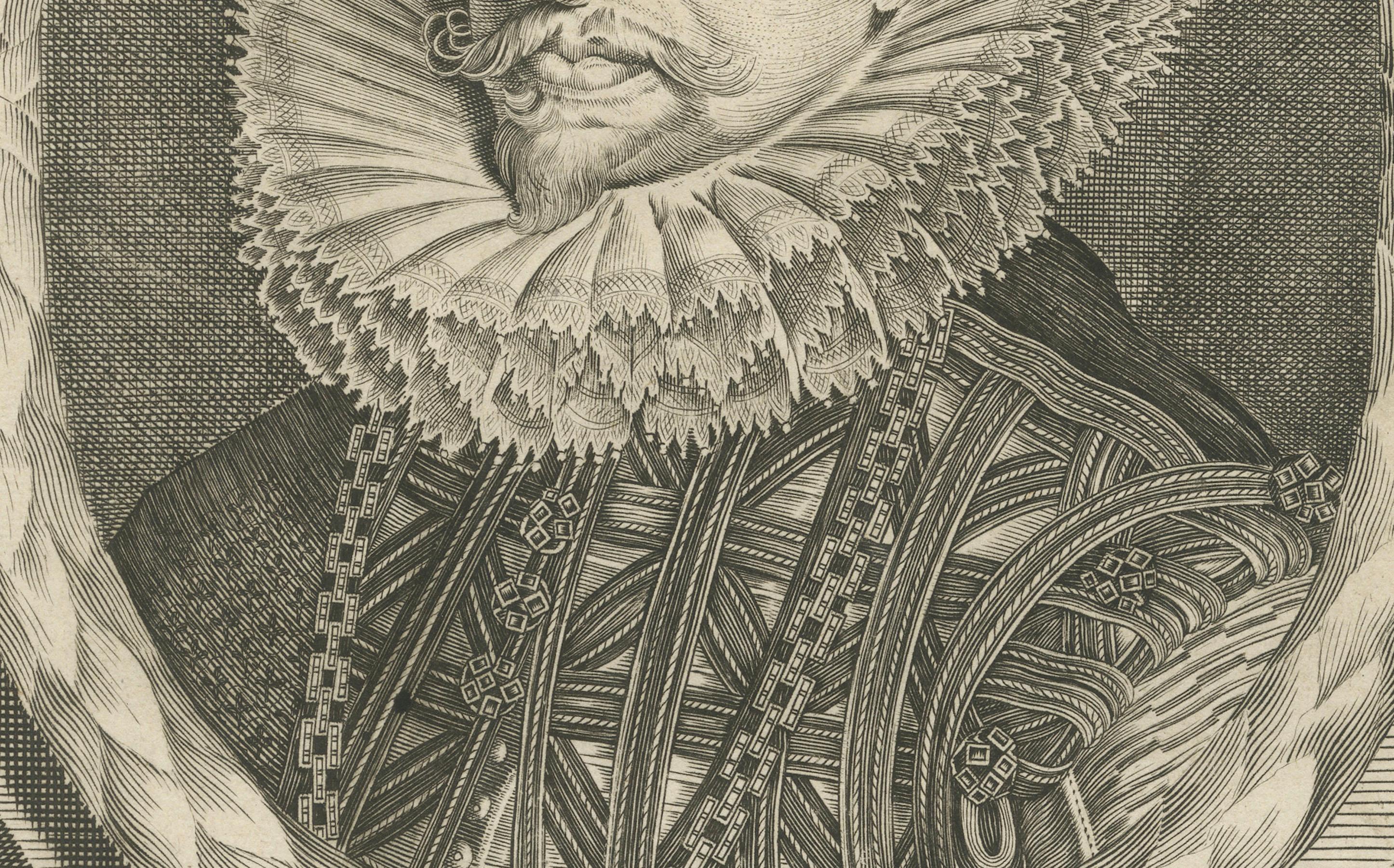 Gravé Portrait de l'archiduc Albert d'Autriche - Gravure du gouverneur des Habsbourg, vers 1750 en vente