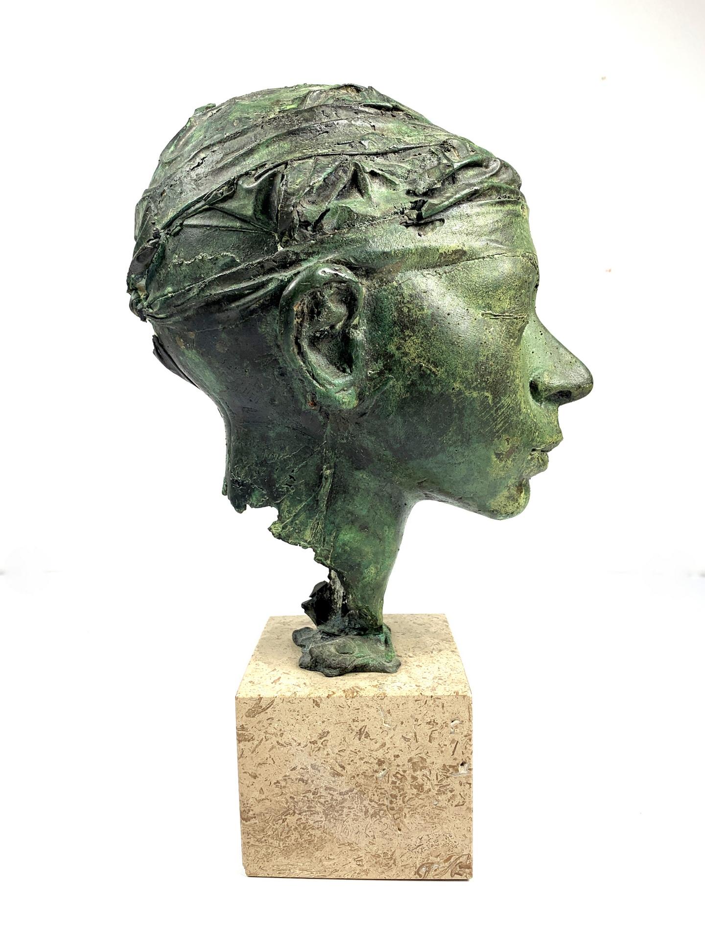Bronze Portrait Bust by Tamas Szabo