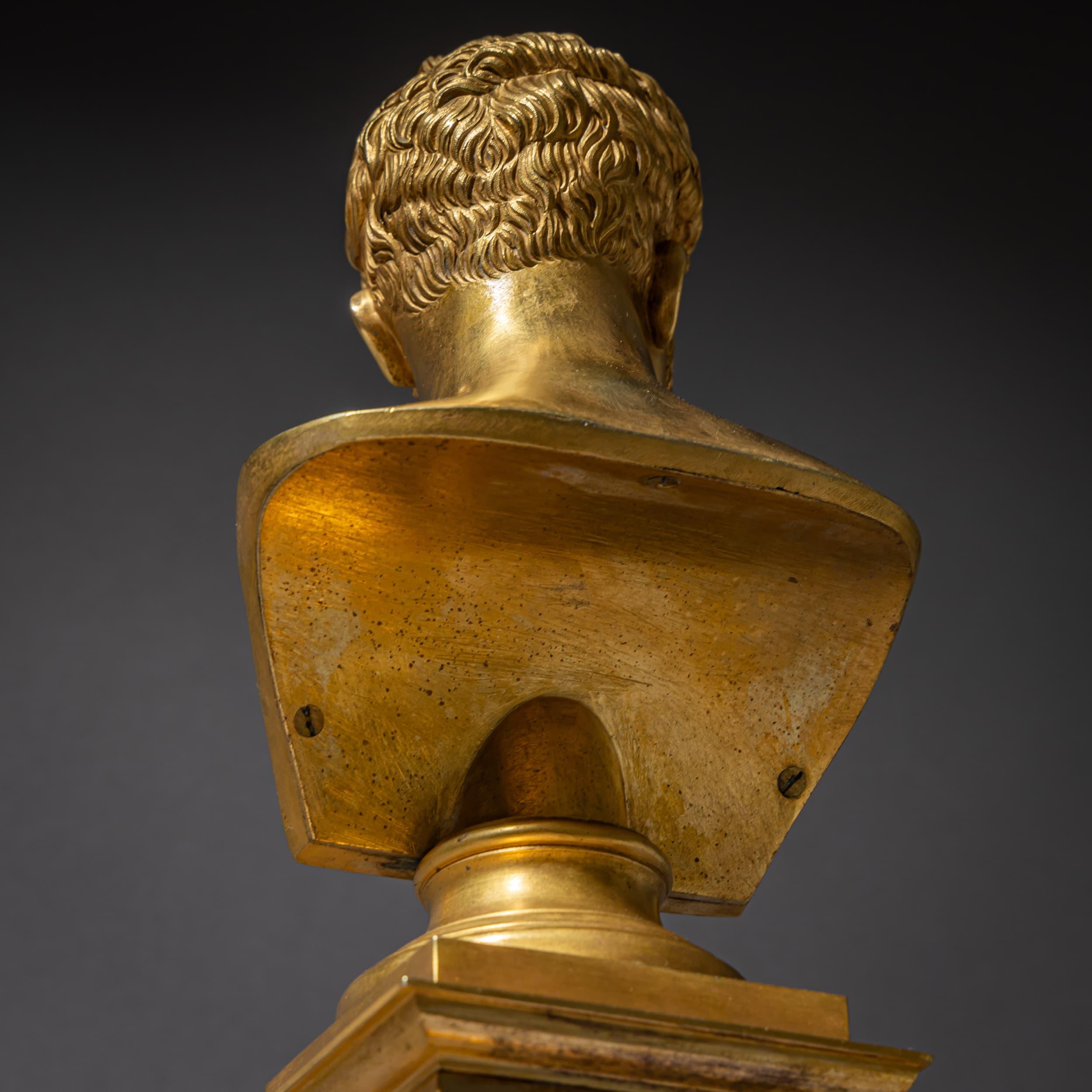 Portrait Bust of Tsar Nicholas I (1796–1855), Attributed to Fyodor Kowschenkow For Sale 3