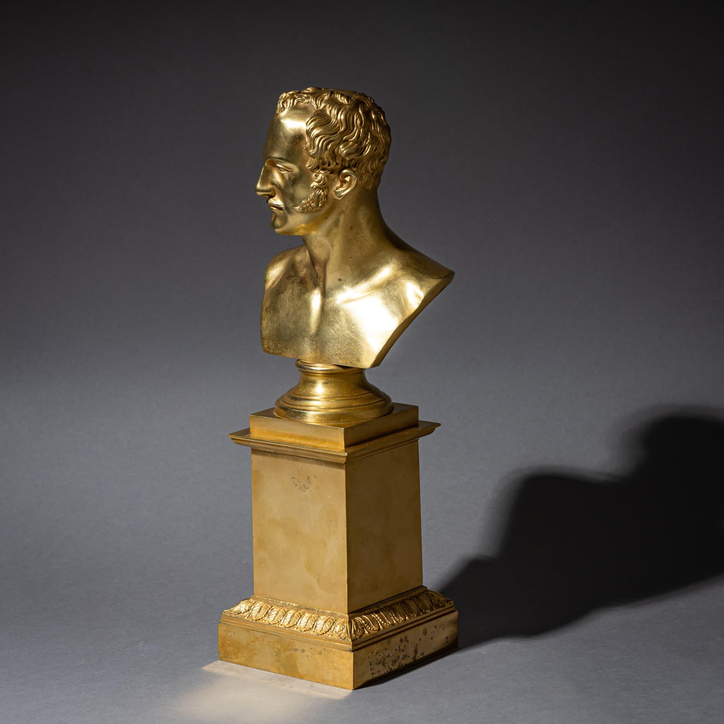 Portrait Bust of Tsar Nicholas I (1796–1855), Attributed to Fyodor Kowschenkow For Sale 6