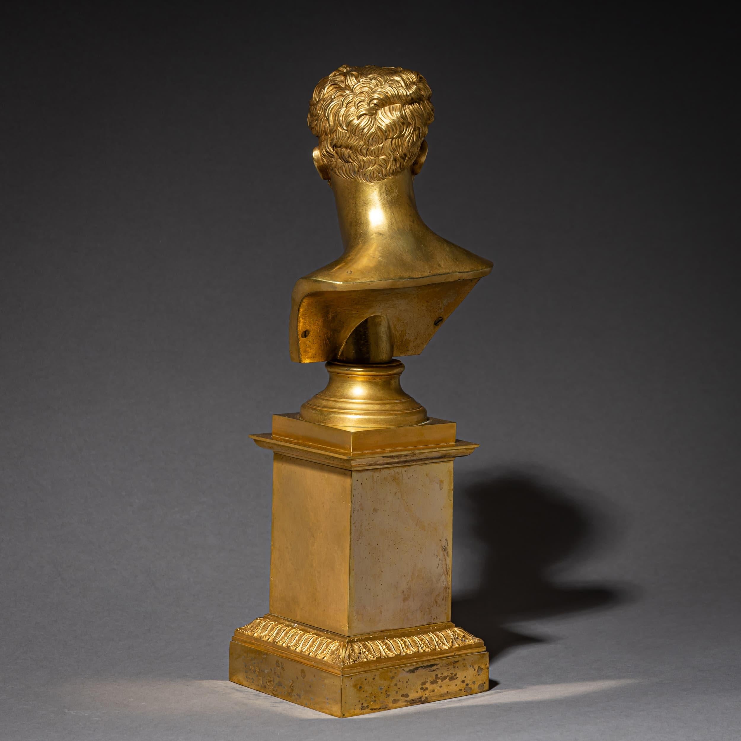 Portrait Bust of Tsar Nicholas I (1796–1855), Attributed to Fyodor Kowschenkow For Sale 2