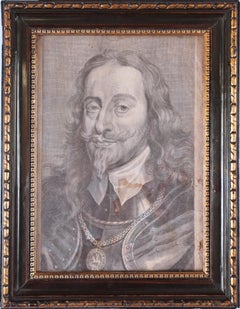 Portrait. Copper engraving from the 19th century