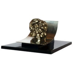 "Portrait de Michelle" by Miguel Ortiz Berrocal Mini Puzzle Sculpture