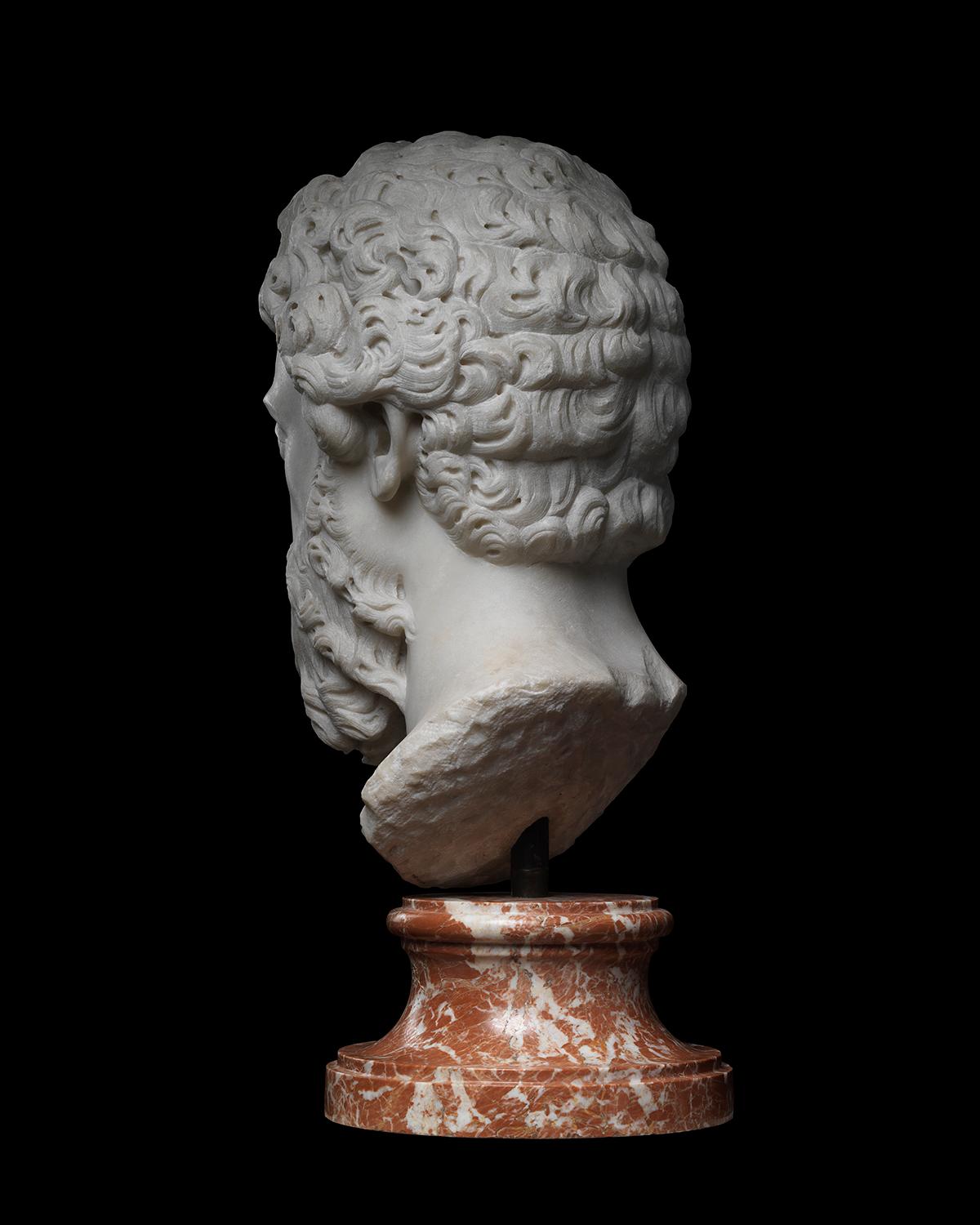 Retrato Cabeza del emperador Marco Aurelio en venta 6