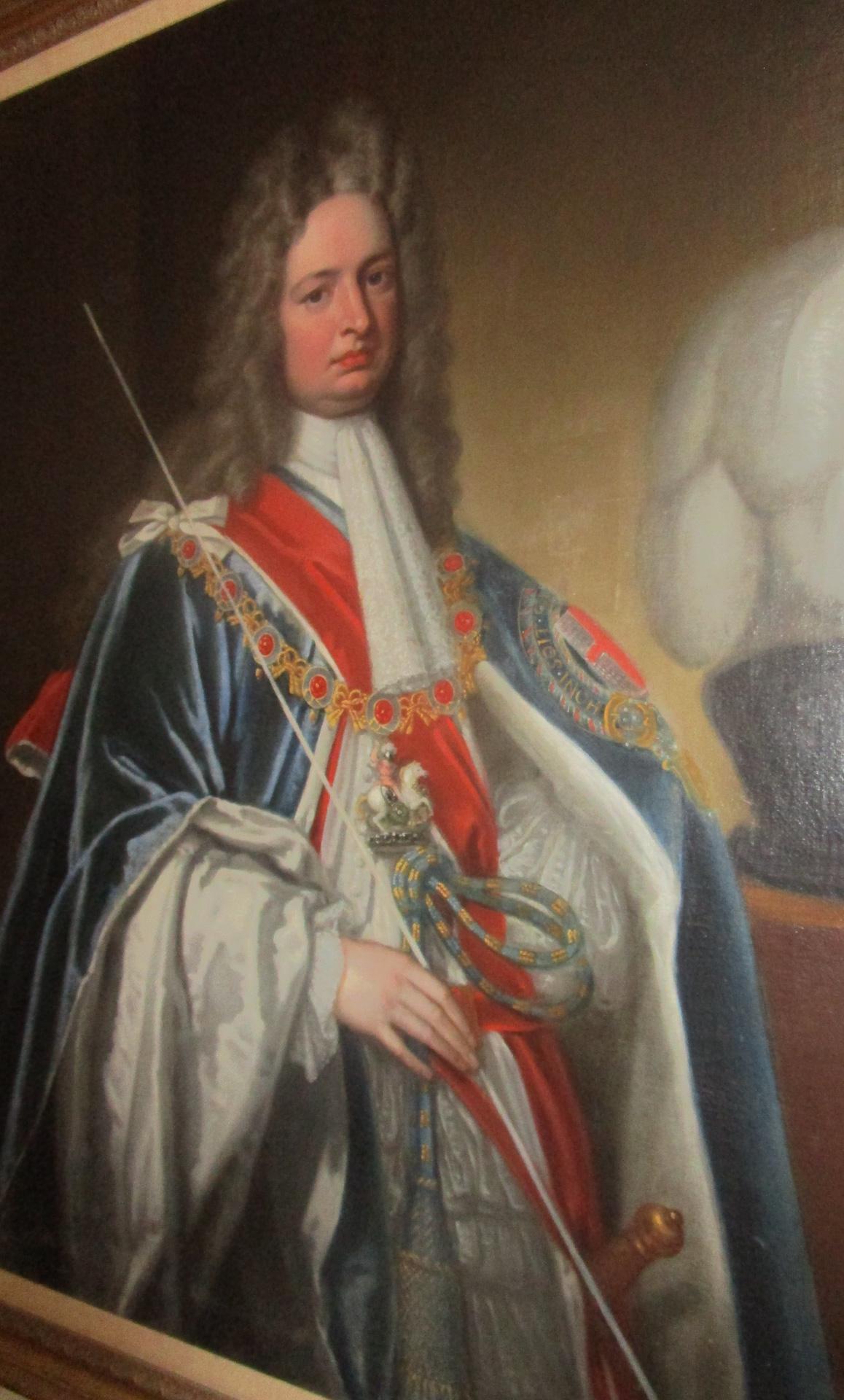 Portrait in Oil of Robert Harley 1st Earl of Oxford by Sir Godfrey Kneller For Sale 1
