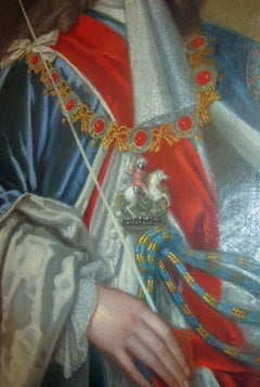 Portrait in Oil of Robert Harley 1st Earl of Oxford by Sir Godfrey Kneller