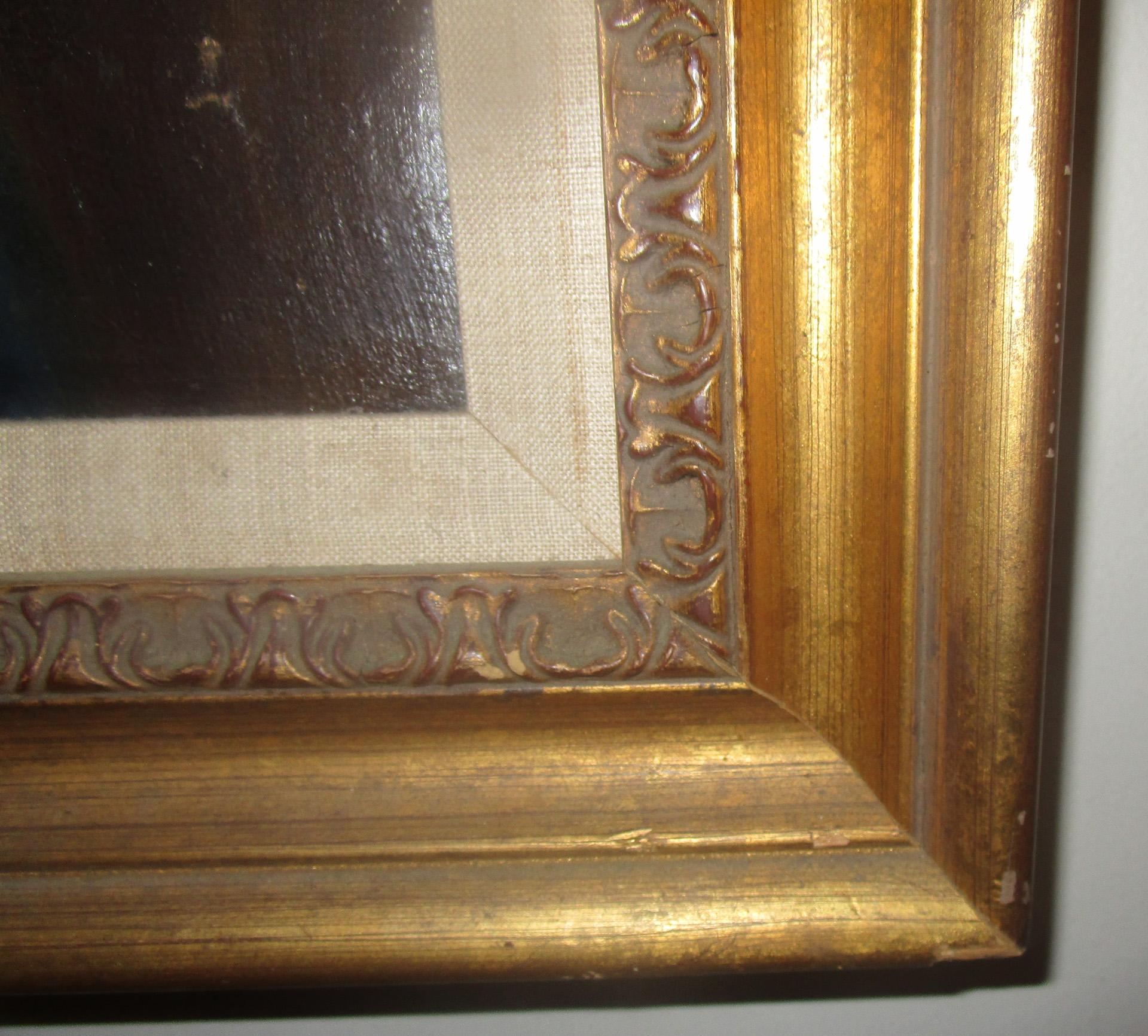 Retrato al óleo de Robert Harley, 1er conde de Oxford, por Sir Godfrey Kneller Madera dorada en venta