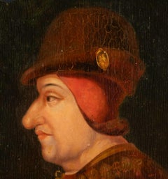 Portrait Louis XI of France End 17th Century