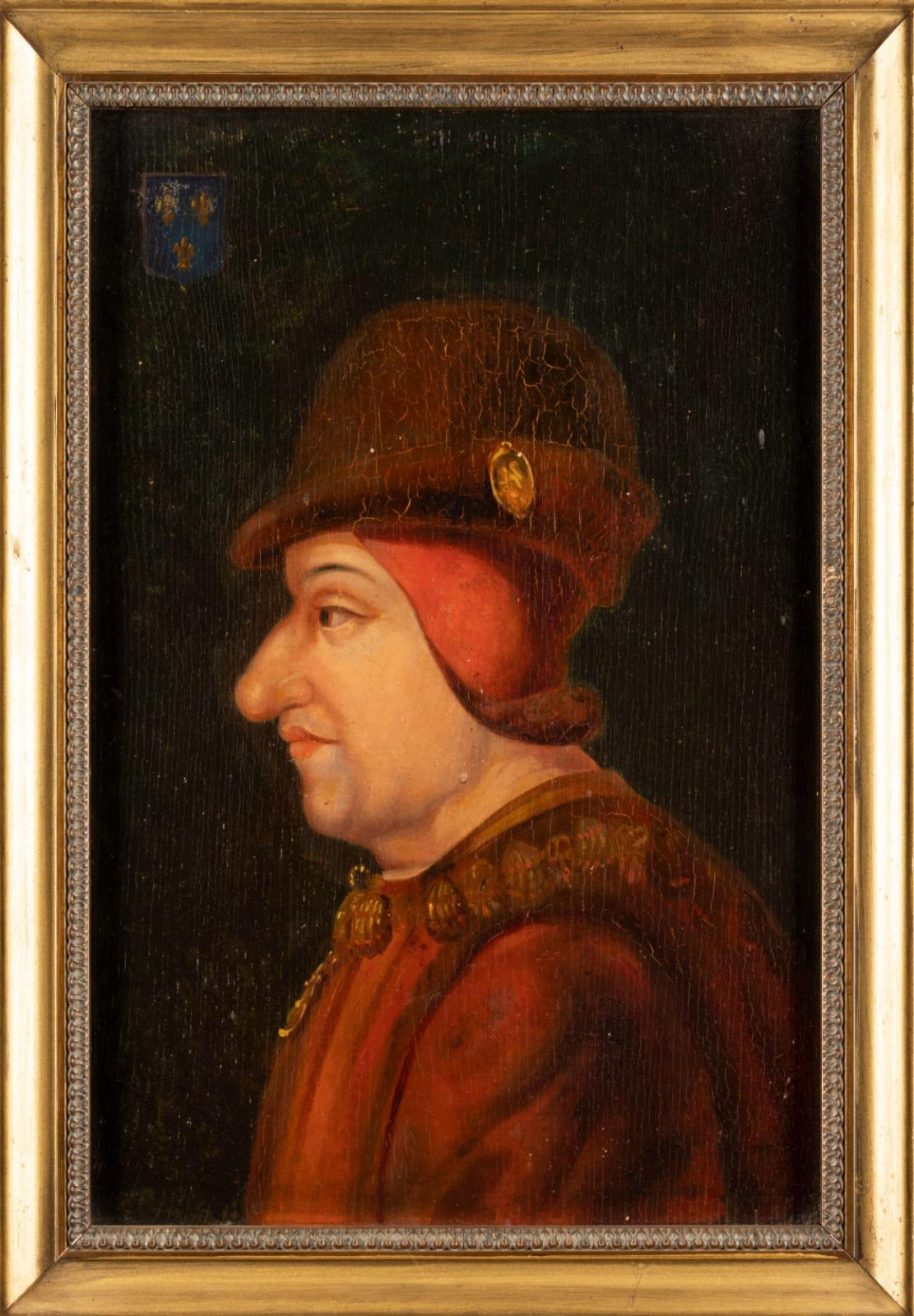 Baroque Portrait Louis XI of France End 17th Century