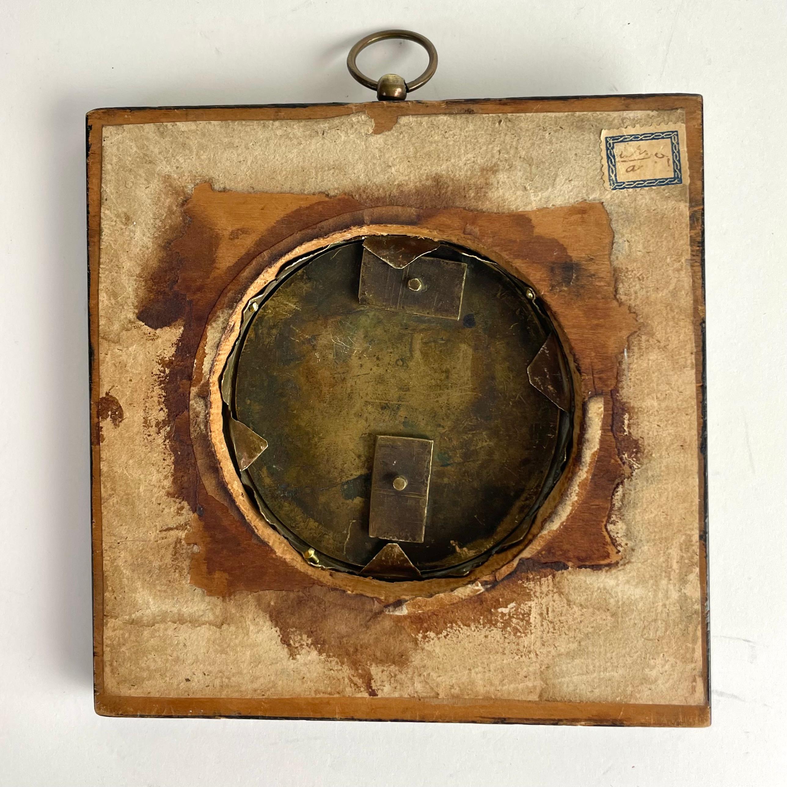Porträtmedaillon des schwedischen Königs Karl XIV. Johan, Empire, ca. 1820er Jahre im Zustand „Gut“ im Angebot in Knivsta, SE