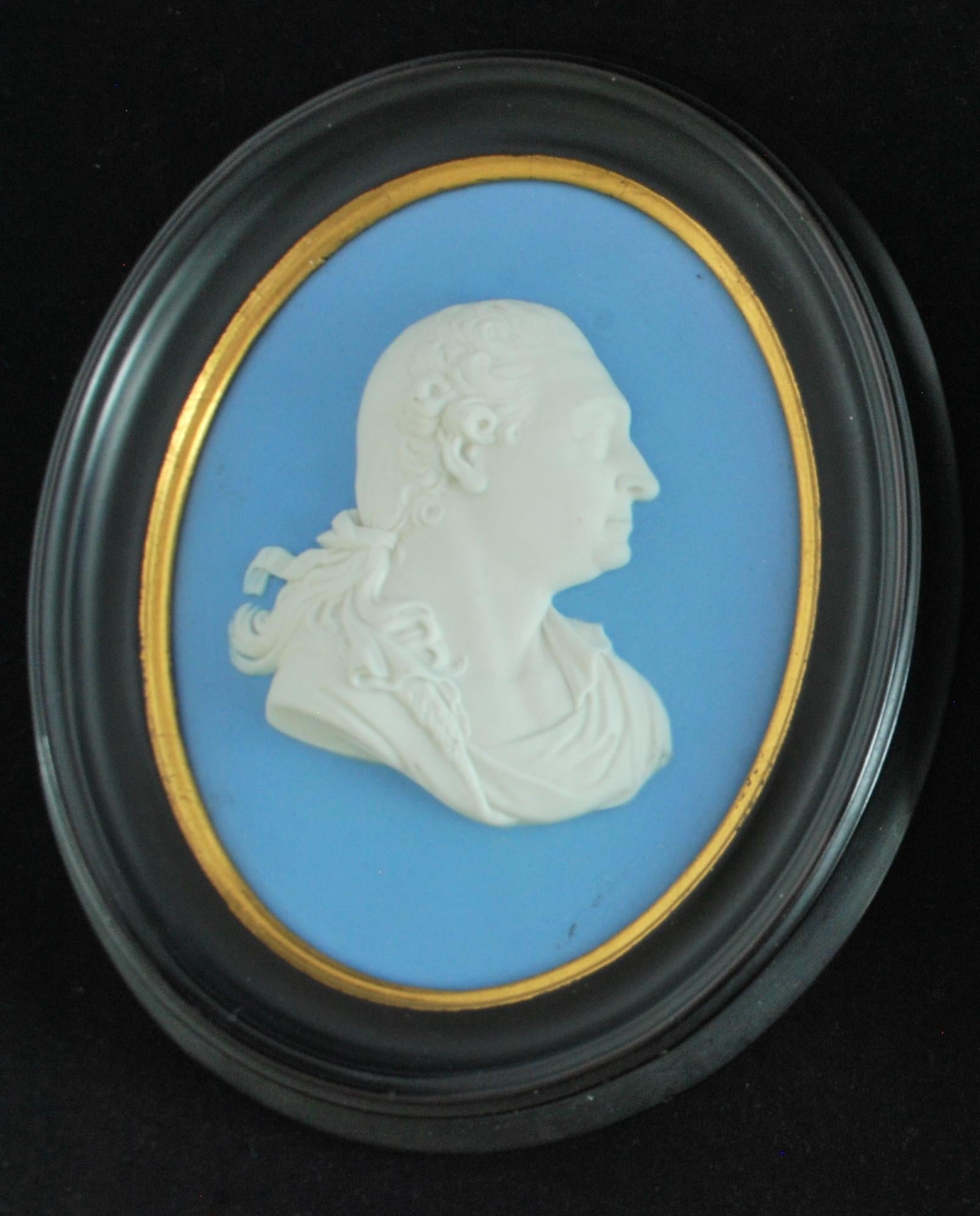 Porträt-Medaillons von David Garrick & Sarah Siddons, Wedgwood, 19. Jahrhundert (Neoklassisch) im Angebot