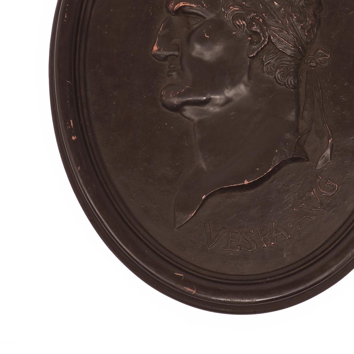 Unknown Portrait Medallions of Two Caesars