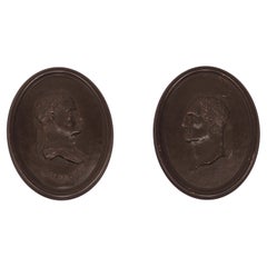 Portrait Medallions of Two Caesars