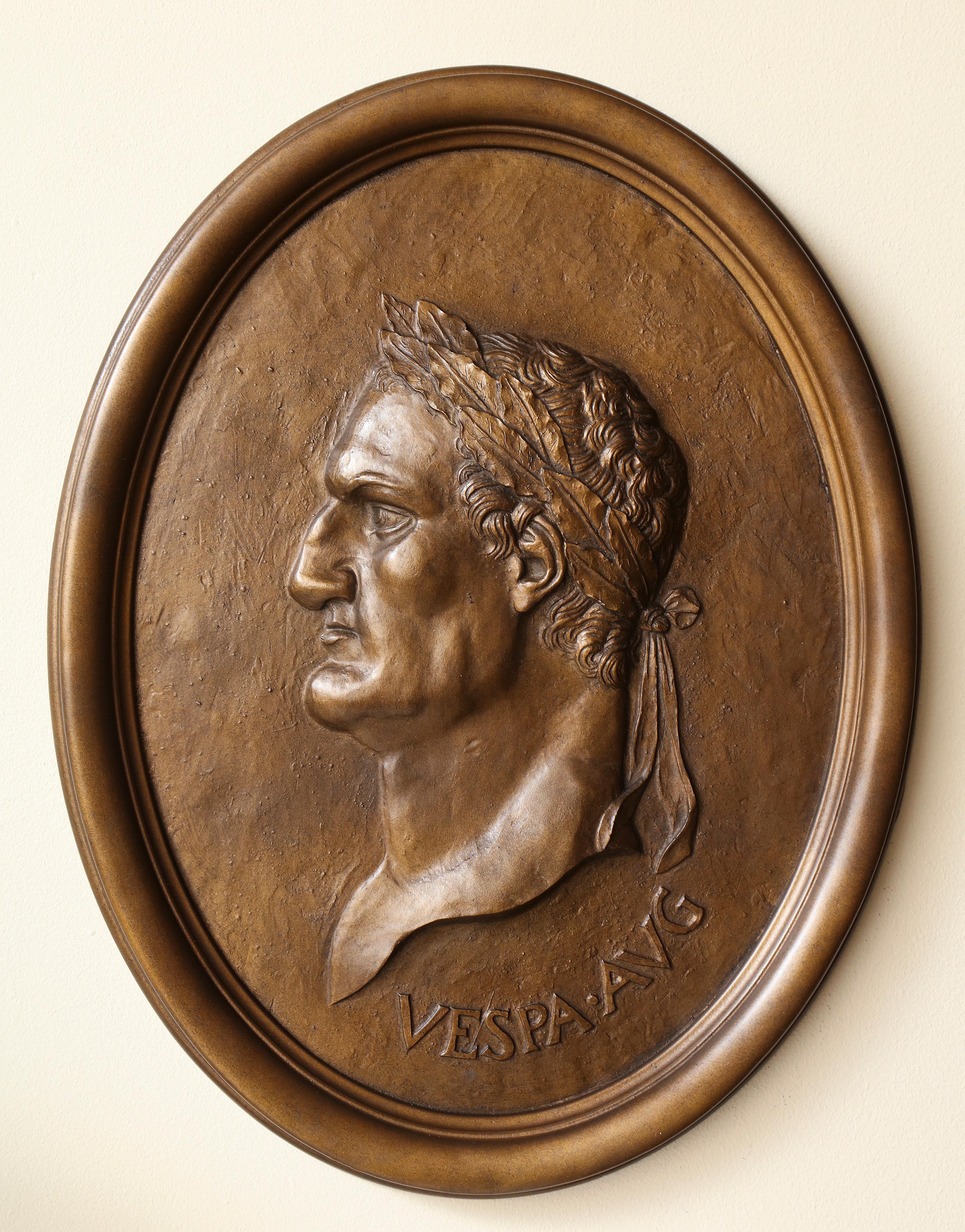 Cast Portrait Medallions of the Twelve Caesars 'Set of Twelve'