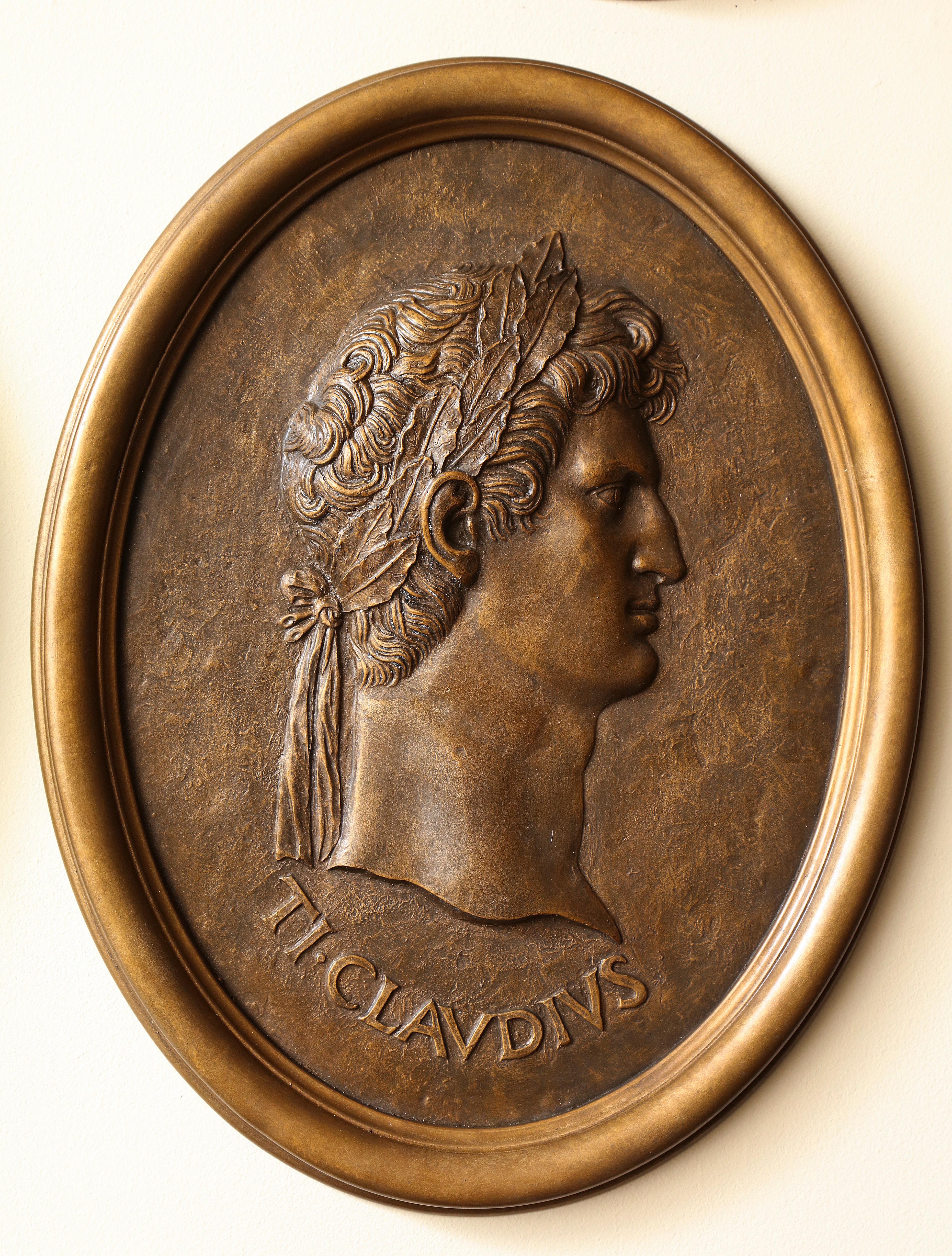 Resin Portrait Medallions of the Twelve Caesars 'Set of Twelve'