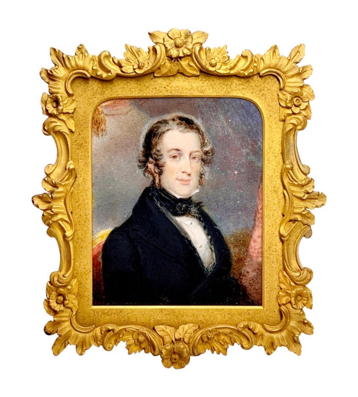 Portrait Miniatures of a Gentleman, Edward William Thomson 'British 1770-1847' For Sale 2