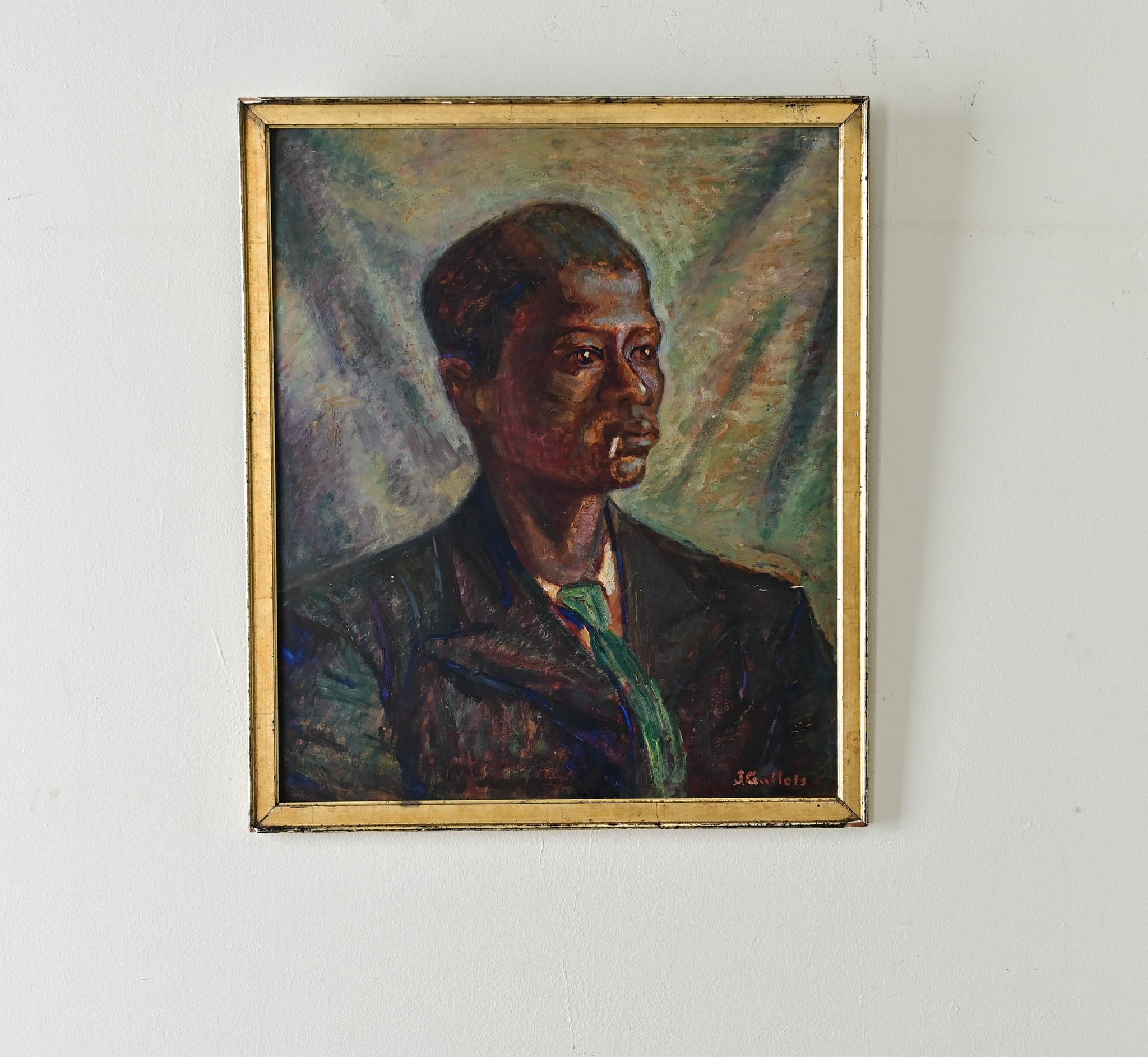 Other French Antique Portrait by J. Gallois