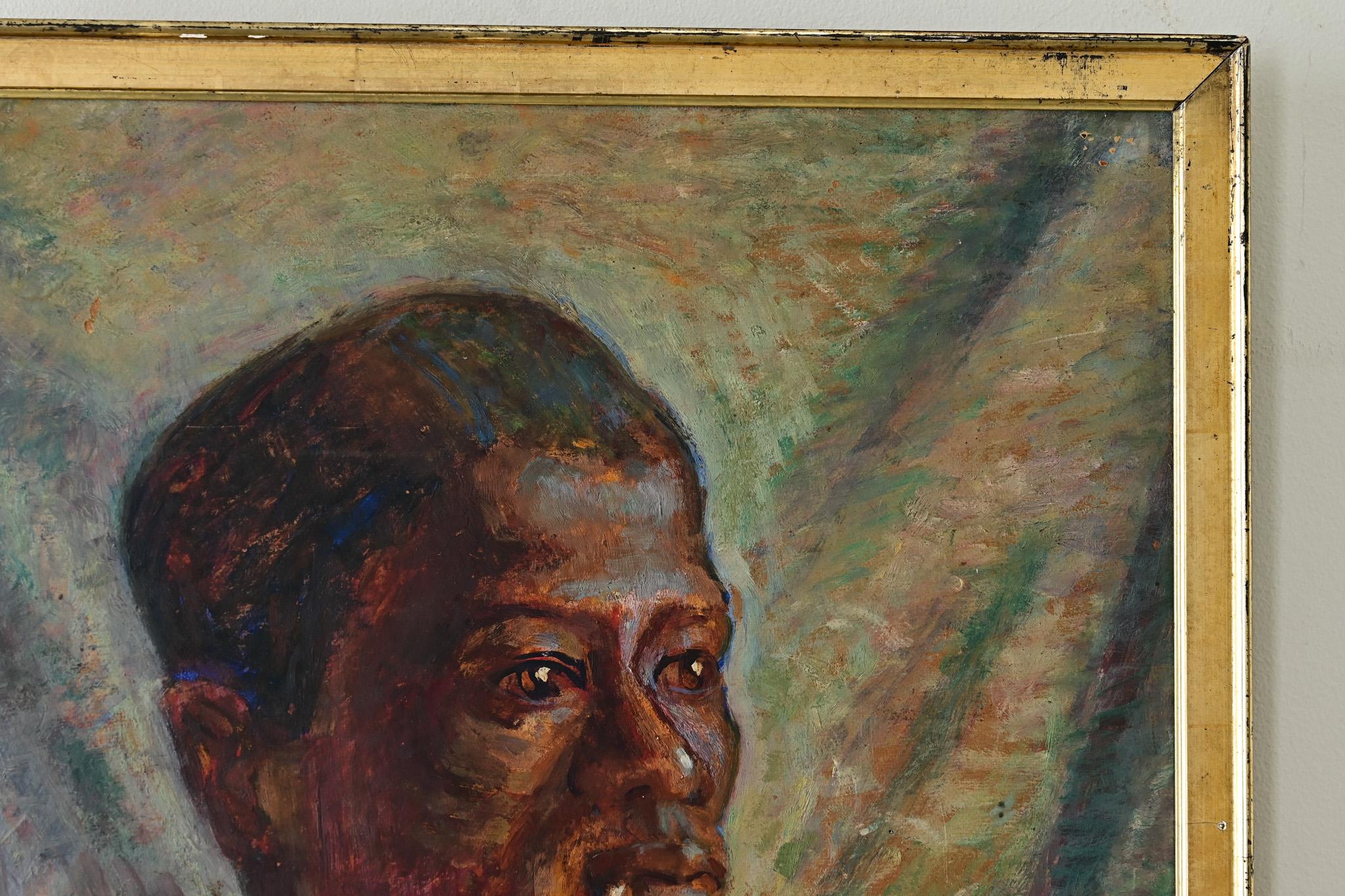 Paint French Antique Portrait by J. Gallois