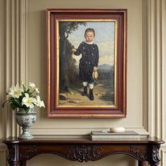 Portrait of a Boy in a Landscape, by Monogrammist MW, 19th Century