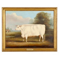 "Portrait of a Bull in Landscape"