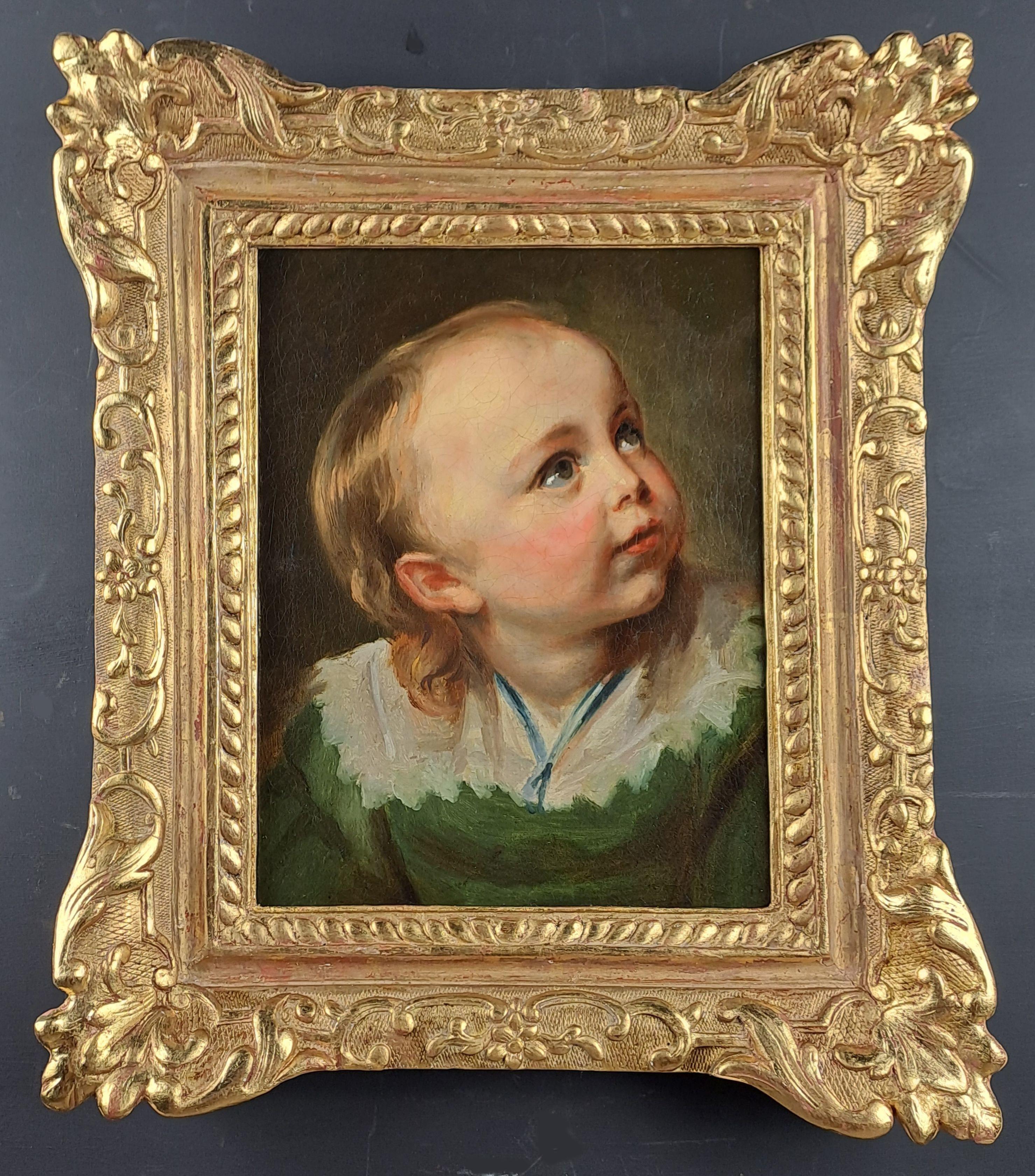 Oil on canvas from the 18th century depicting the portrait of a young child.

This portrait comes from the portrait of Rubens' brother painted in 1632 by Antoine Van Dyck.

Possibly a preparatory proof but more likely a later copy around the